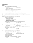 Thermochemistry 2 Matching Match each item with the correct