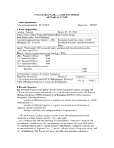 DOC - World bank documents