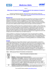 Vitamin D dosing for vitamin D deficiency?