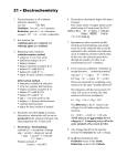 Electrochemistry