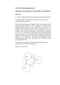 ECON 4415 International trade