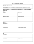 Age of Uncertainty Student Handout