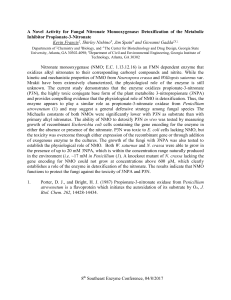 A Novel Activity for Fungal Nitronate Monooxygenase: Detoxification