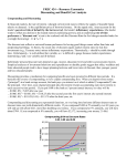 FREC 424 -- Resource Economics Discounting and Benefit/Cost