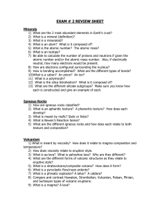 Exam 2 Review Sheet Handout Page