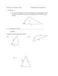 Geometry A Unit 9 Day 7 Notes Trigonometry and Triangle Area I