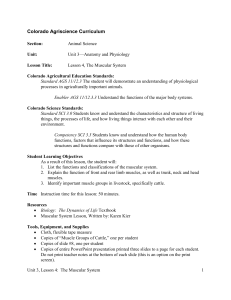 Lesson Plan - Colorado FFA