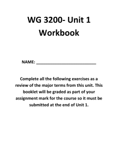 Unit 1 Workbook File
