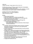 CHEM 210 Testing Center Quiz # 3 Study Guide for CH. 6