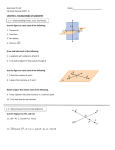 Geometry Pre-AP Name Fall Exam Review (PART 1) CHAPTER 1