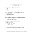 Compounds and Equations Review Game