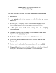 T1 Plate Tectonics Review Homework KEY