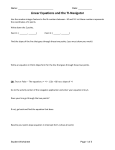 Linear Equations using the TI-Navigator