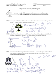 Advanced Algebra with Trigonometry