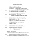 Geometry Formula Sheet