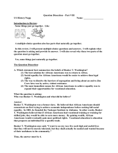 Question Dissection Part VIII