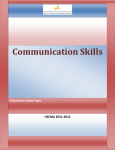 OBJECTIVES Define Communication Describe types of verbal and