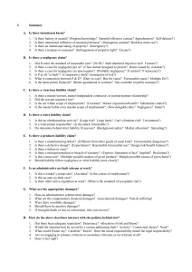 Torts - Free Law School Outlines