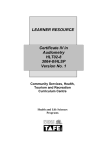 Certificate IV in Audiometry HLT02-8–3064
