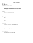 Chapter 1 Notes Sheet Economics Chapter 1.1 What is Economics