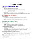 Living Things Unit Outline