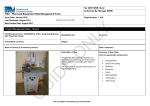 Plant and Equipment Risk Management Form