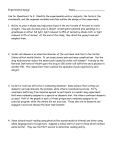 Experimental Design - Anderson School District 5