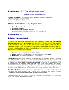 Revelation 20 - Calvary Chapel Yelm