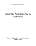 Estonia: A Macroeconomic Enquiry