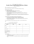 Unit 3 - Section 5.1 2014 States of Matter