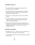 Probability (Chapter 6)