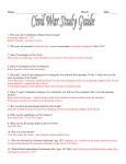 Study Guide for SS8H6 The student will analyze the impact of the