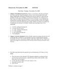 Homework, November 16, 2006 AST110-6