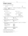 Polynomial Review Package