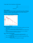 “Cloudy Night” II Lab: Classification of Stellar Spectra