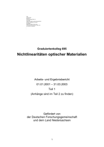 01.01.2001 – 31.03.2003 - Archiv Physik