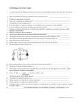 Cell Biology Unit Study Guide