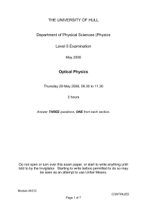 Department of Physical Sciences (Physics