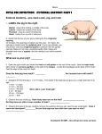 Pig Dissection - Mo`Hearn Biology