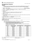 Acetaminophen Overdose Orders