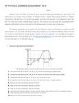 POSITION-TIME GRAPHS WORKSHEET #2