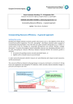 Resource efficiency indicators, an introduction