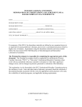 Memorandum of Understanding and Agreement (MUA)