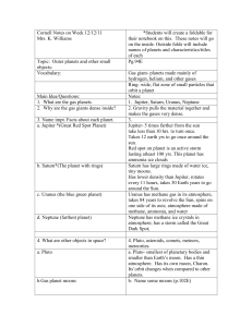 Cornell Notes on Week 12/12/11