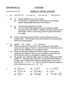 Atomic Radii Answers File