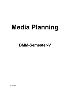 Media Planning