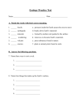 Geology Practice Test