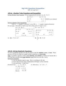 sol review notes 2