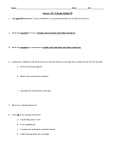Ch 3 semester 2 review study guide