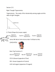 Section 13-1 Right Triangle Trigonometry Trigonometry